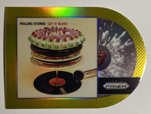 2025 Panini Prizm Rolling Stones GOLD PRIZM ALBUM LET IT BLEED #10 4/10