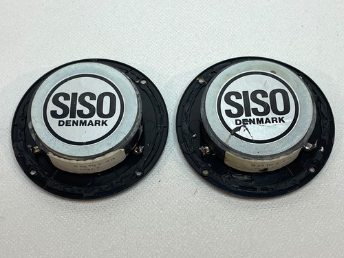 Pair of Quality Vintage SISO Denmark 1" Dome Tweeters 6 ohm D25 TG-5 - SEAS/VIFA - Foto 5 di 8