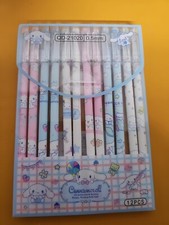 12pc Sanrio Needle Point Black Ink Pen Kawaii CINNAMOROLL