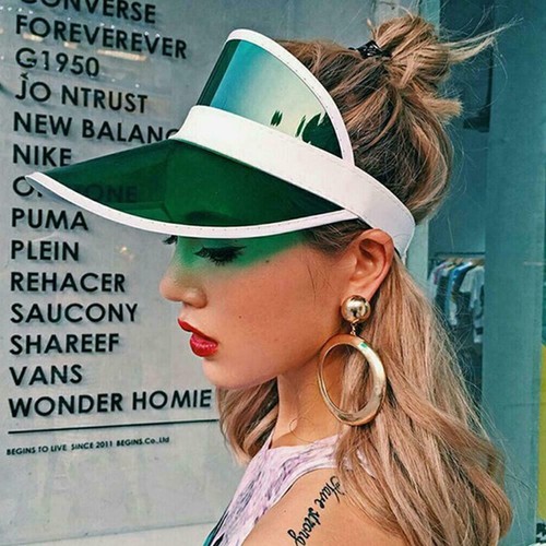 Neon Visor Hat Headband Sun Cap Golf 