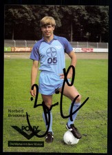 Norbert Brinkmann Autogrammmkarte Bayer Uerdingen 1983-84 Original Sign+A 94007
