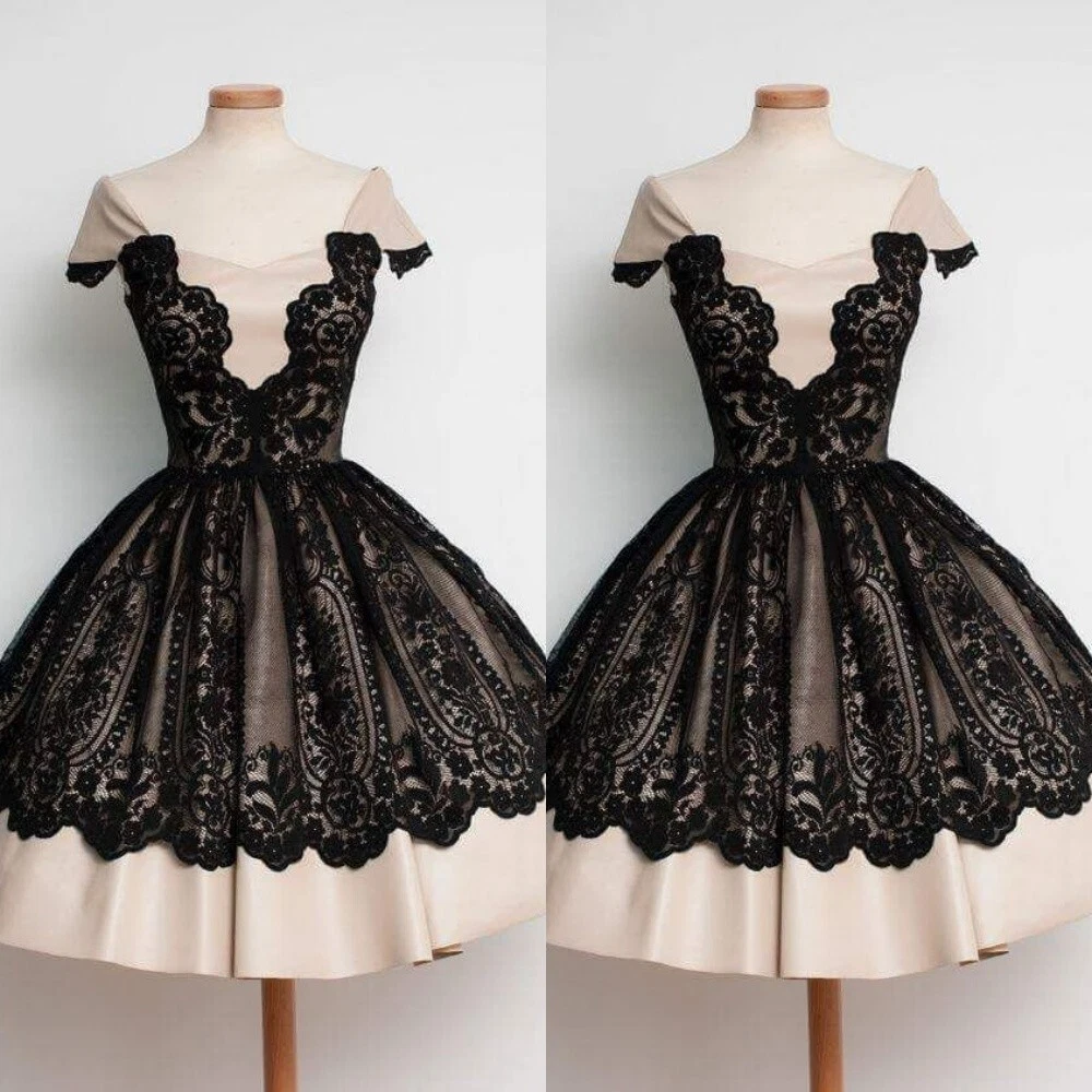 Satin Short Sleeve Black Bridesmaid Dresses for sale | eBay