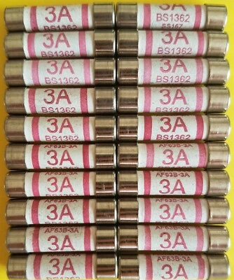 SICHERUNG 1A 2A 3A 5A 7A 10A 13A HAUSHALT 13 AMP STECKER TOP PATRONE SICHERUNGEN - Bild 1 von 4