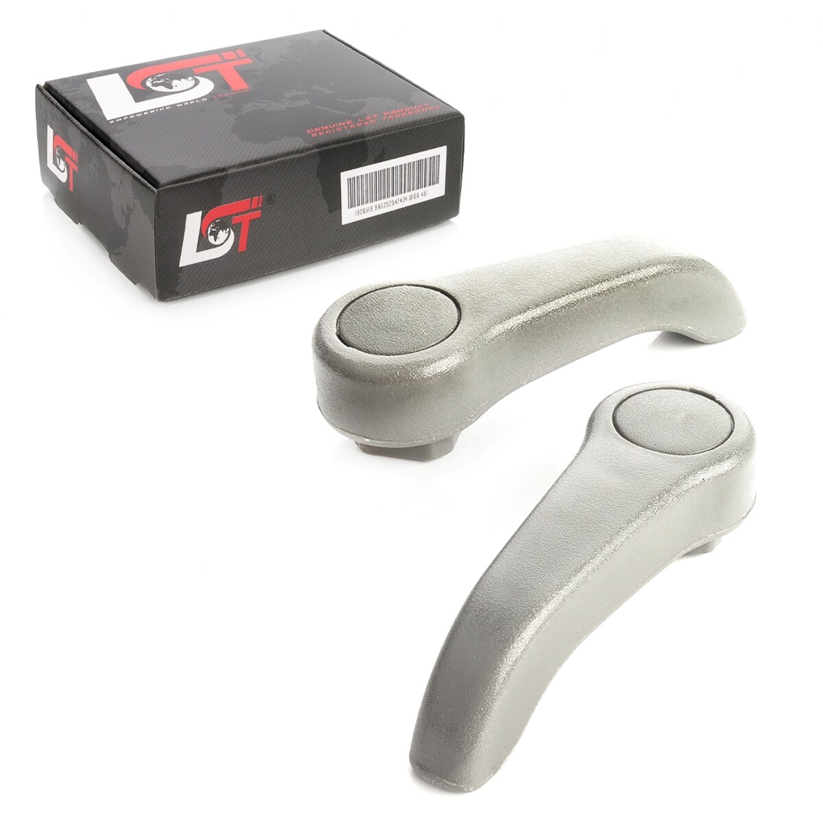 2x Seat handle light gray left right for RENAULT CLIO 2 II BB CB 98-08