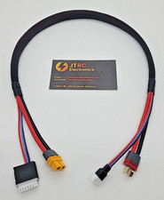 Deans Battery Charge Cable for Balance and storage XT60 2S Lipo 20awg 12inches