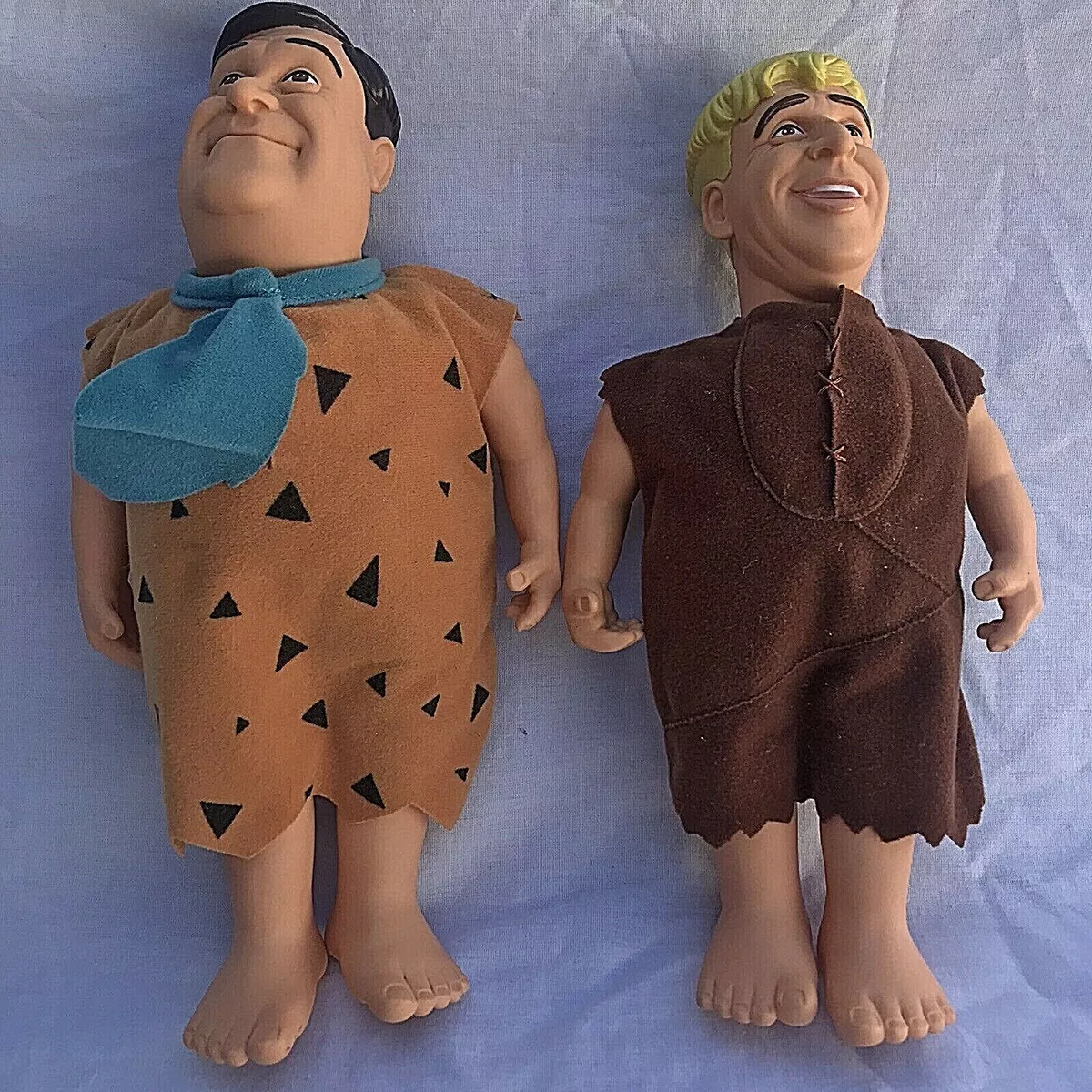 The Flintstones Movie Fred Flintstone Barney Rubble Dakin Vinyl Plush Dolls Set