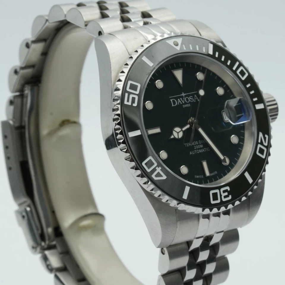 DAVOSA TERNOS DIVEr AUTOMATIK HERREN UHR STAHL NEUWERTIG 40MM 161.555.07 PAPIERE - Bild 3 von 4