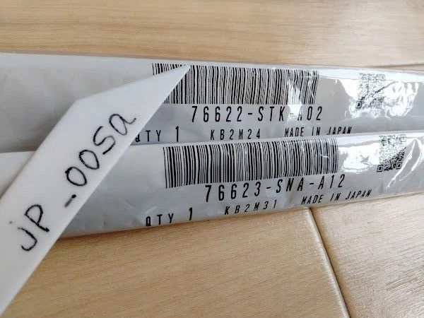 Honda Genuine Wiper Refill Set 76622-STK-A02 76623-SNA-A12 Civic 4 Door 2008–201 Foto 2 de 4
