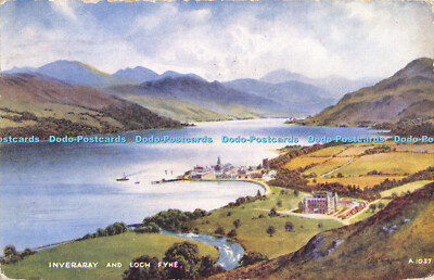R480561 Inveraray und Loch Fyne A 1037 Kunstfarbe Edward H Thompson Valentines 1