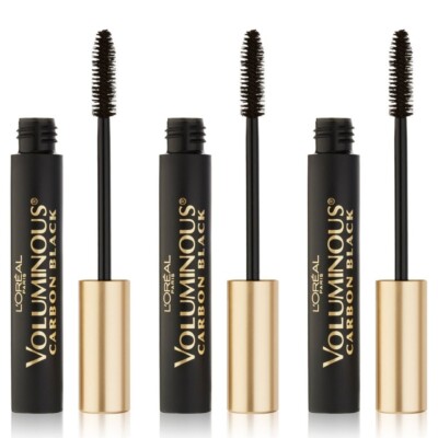 L'Oreal Paris Voluminous Original Mascara Carbon Black pack 3
