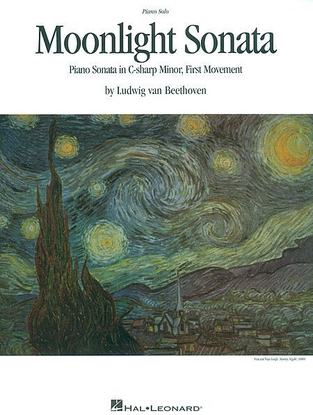 Moonlight Sonata Sheet Music Piano Solo NEW Beethoven 000351694