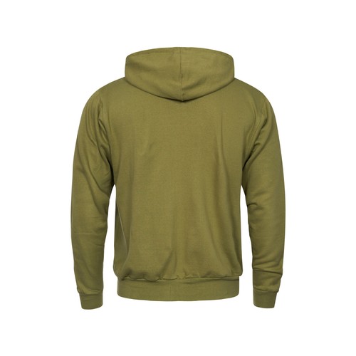 Mens Hoodie Skate Punk Outdoor Work Jumper Sweater Security Hooded Top Olive - Picture 3 of 5