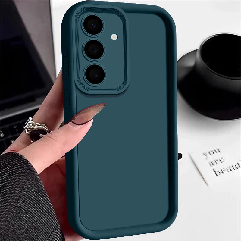 Shockproof Silicone Phone Case for Samsung S25 S24 FE S23 Ultra A55 A15
