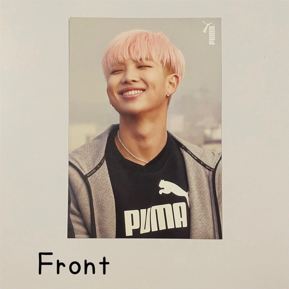 BTS RM PUMA Double-sided post card-sized photo Japan