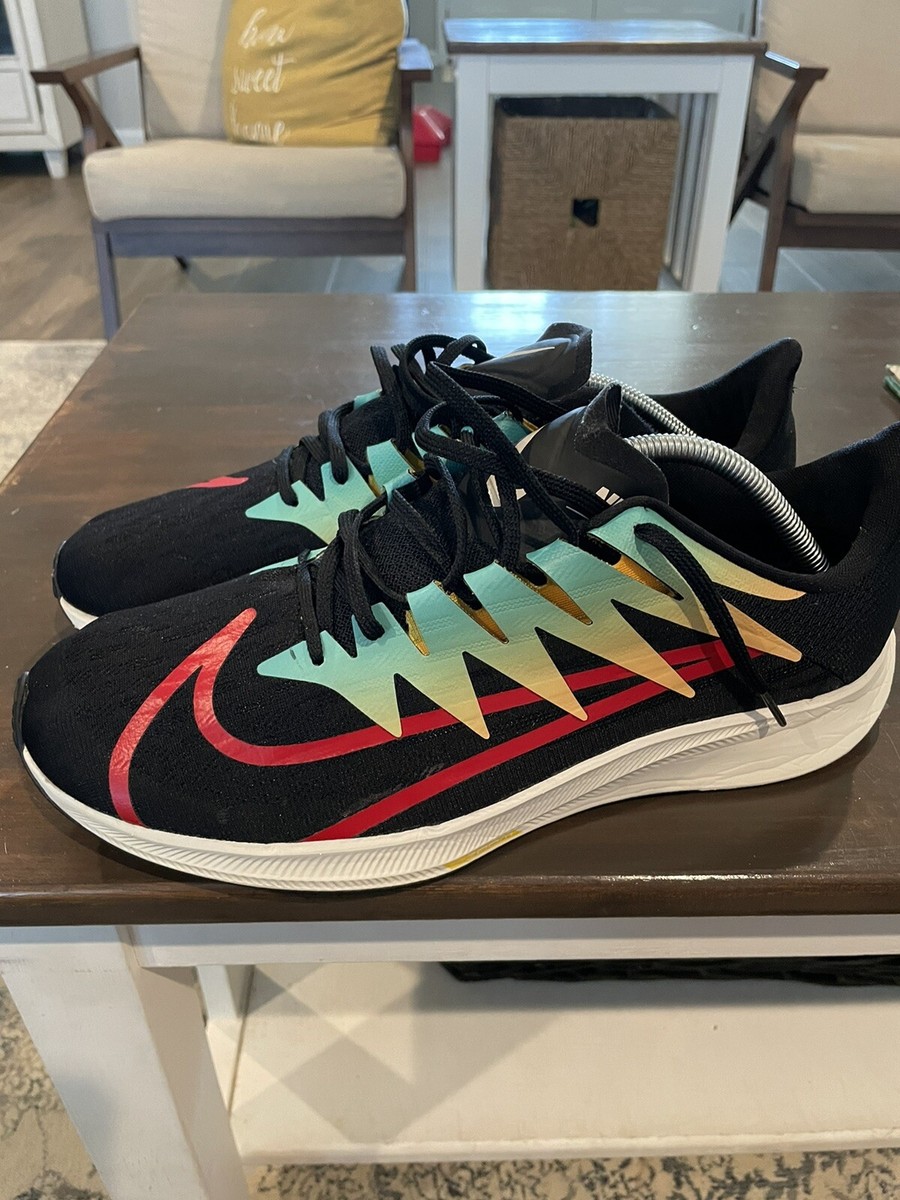 Nike Zoom Rival Fly Black Multicolor Sz 11.5 Vapormax Nike Zoom Rival Fly Black Multicolor Sz 11.5 Vapormax