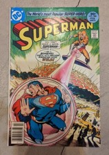 SUPERMAN 308 Fine 6.0; Neal Adams Cover, Jose Luis Garcia Lopez art, 1st Radion