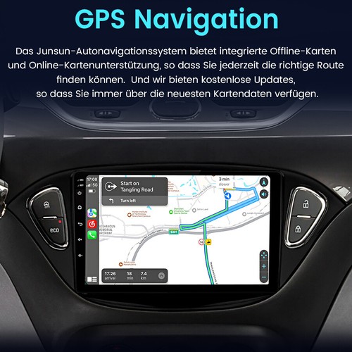 Radio de coche 6G+128 GB Android13 CarPlay DAB+GPS Navi para Corsa E 2015-19 4G LTE RDS - Imagen 5 de 19