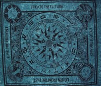 Cycle Of Ages Celtic Tapestry Cotton Bedspread 90 X 84 Full Teal on sale Cycle Of Ages Celtic Tapestry Cotton Bedspread 90 X 84 Full Teal on sale