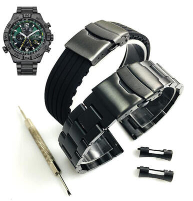 Steel & Silicone Replacement Watch Band H804-S126789 Citizen