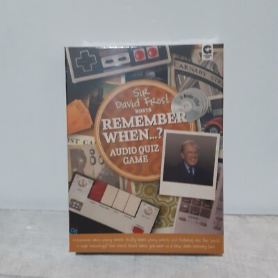 Erinnerst du dich wann? Audio Quiz Spiel Sir David Frost Hosts. 3 CDs