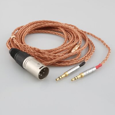 16core 7N OCC Pure Copper Headphone Cable For 2x3.5 Hifiman Sundara Ananda HE6se