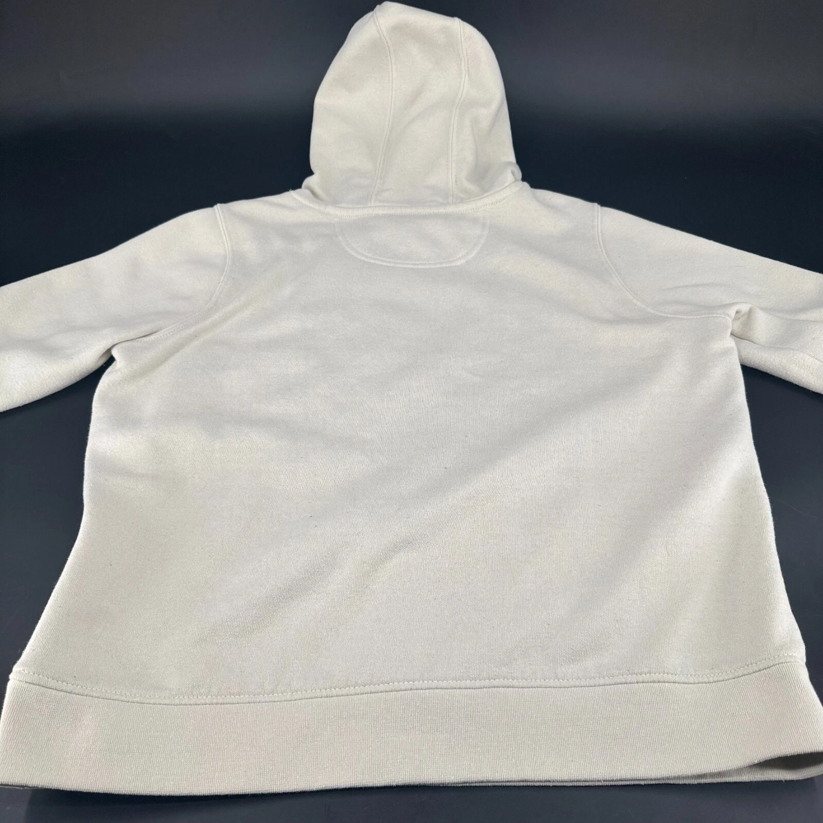 OFF WHITE Felpa con cappuccio pullover Carhartt Relaxed Fit DONNA bianco sporco arancione TAGLIA L