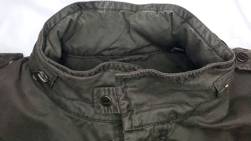 Levis Herren L Cargo Military Style Oliv Full Zip Gefüttert Kapuzenjacke Robust Wear - Bild 3 von 20