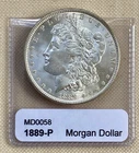 Great Gem BU 1889 P Morgan Dollar -  Beautiful Face & Very Clear Fields