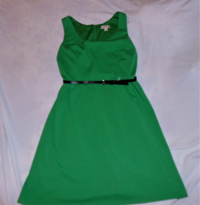 MERONA SMALL PETITE EMERALD GREEN SLEEVELESS FASHION DRESS BLACK BELT ALL SEASON | eBay MERONA SMALL PETITE EMERALD GREEN SLEEVELESS FASHION DRESS BLACK BELT ALL SEASON | eBay