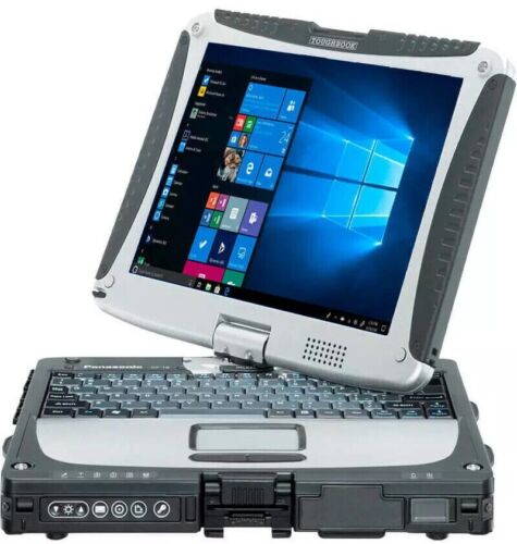 Panasonic Toughbook CF-19, i5 Rugged Laptop  16 Gb & Tablet Win 10  Diagnostics - Picture 1 of 5