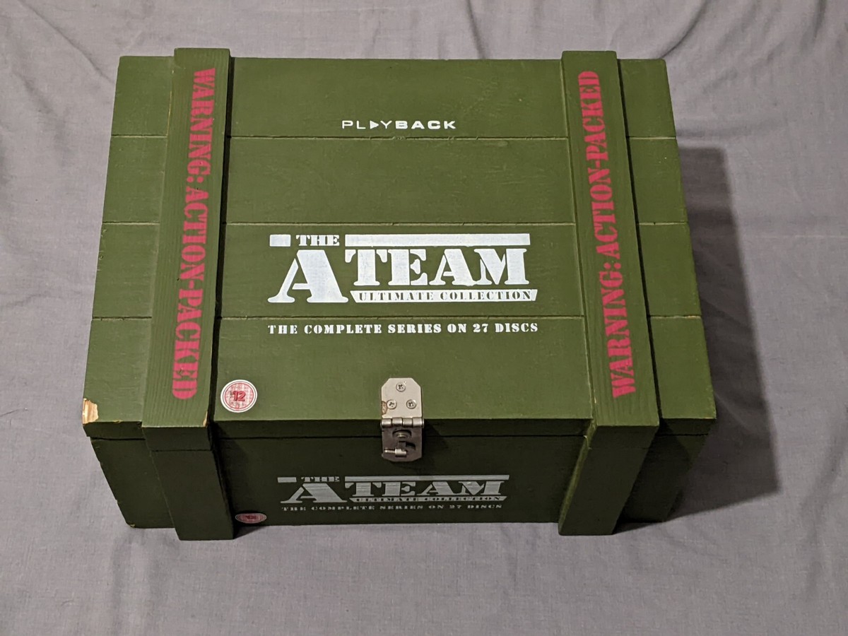 The A-Team, Complete Series, Season 1-5 DVD TV Box Set RARE WOODEN