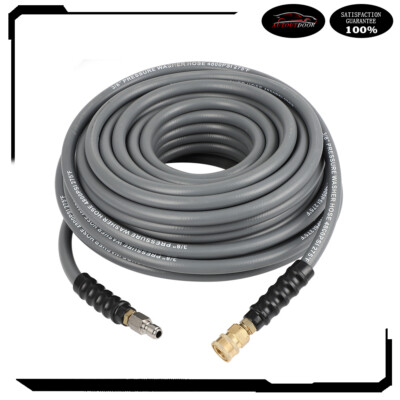 #ad 100#x27; x 3 8quot; 4800psi High Pressure Washer Hose Gray Free Shipping $112.03