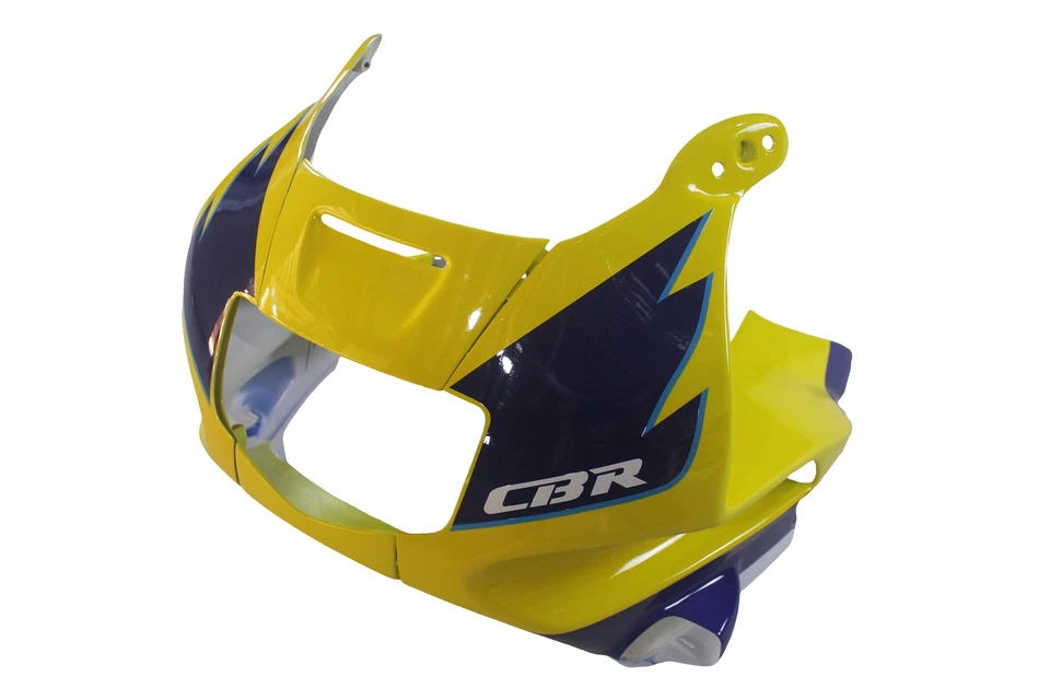 Carenados para carrocería Honda 1991 92 1993 1994 CBR600F2 - amarillo blanco azul oscuro Foto 4 de 4