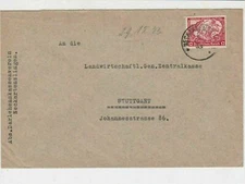germany 1930s wagners opera stamps cover ref 20096