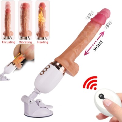 AUTOMATIC-TELESCOPIC-THRUSTING-DILDO-SEX-MACHINE-VIBRATOR-HEATING-ADULT  WOMEN | eBay