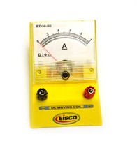 Eisco Labs Analog Ammeter, DC Current Meter, 0 - 1 Amp, 0.02A Resolution