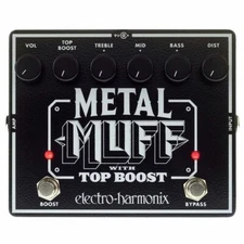 Electro-Harmonix EHX Metal Muff Distortion w/ Top Boost Guitar Pedal