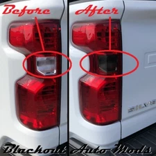 2019-2026 Chevy Silverado Tail Light Reverse Light Blackouts Vinyl Overlay