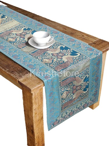 XCHI Patriotic Table Runner 13x72 Inch - Flowers, Cardinals, Stars For 4th Of July, Memorial Day - View #9
