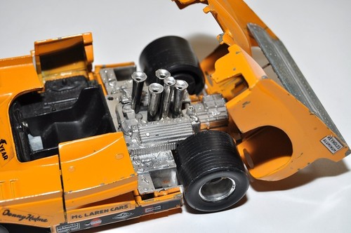 Polistil S9 Mc Laren Chevrolet M 8 F Can. Am. giallo scala 1:26 restauro ricambi - Foto 10 di 19