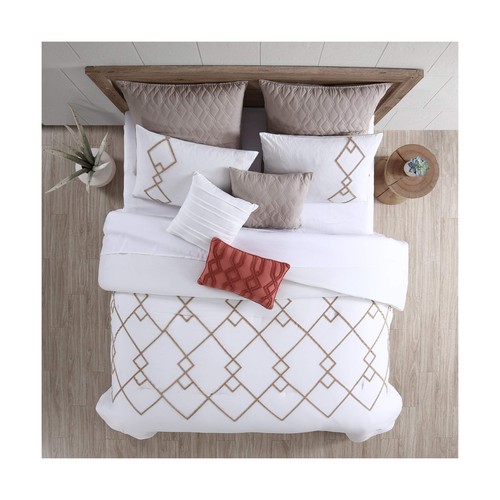 Modern Threads 8 Piece Tufted All Season Down Alternative Comforter Set Beddi... - Picture 3 of 3
