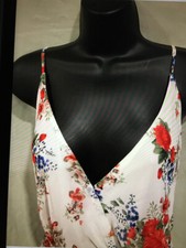 ladies long floral feminine dress