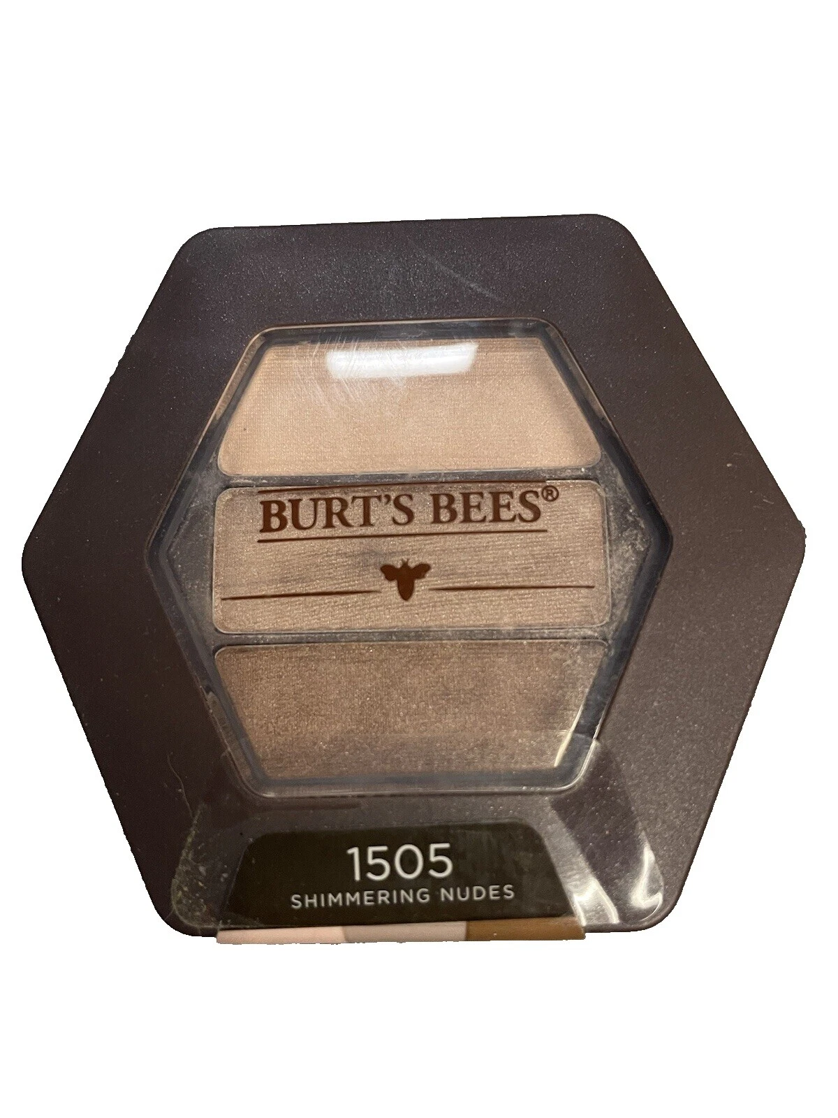Paletas de productos de sombra de ojos en polvo prensado de Burt's Bees