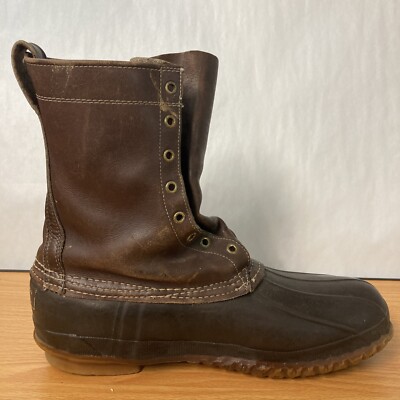 Mens LL Bean Maine Hunting Shoes Size 11N Made in USA Mens LL Bean Maine Hunting Shoes Size 11N Made in USA | eBay main image 4