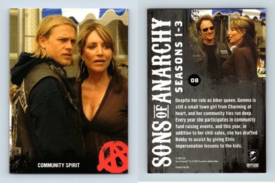 Community Spirit #08 Sons Of Anarchy Seasons 1-3 Cryptozoic 2014 Trading Card