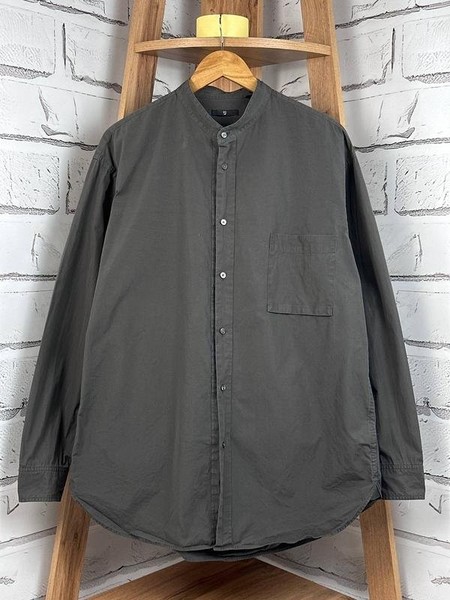 Men Uniqlo x Jil Sander Shirt Brown Cotton 40 /L /