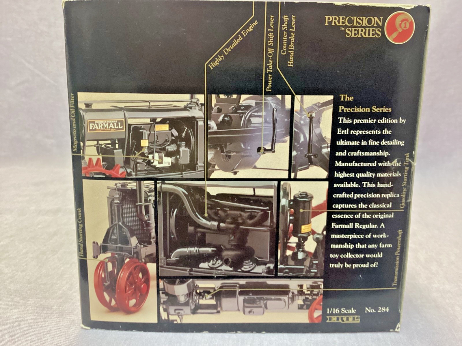 ERTL #284 McCORMICK-DEERING PRECISION CLASSICS #1 - THE FARMALL REGULAR TRACTOR