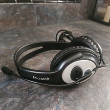Microsoft LIFECHAT LX-3000 Black Headband Headset-Tested Working