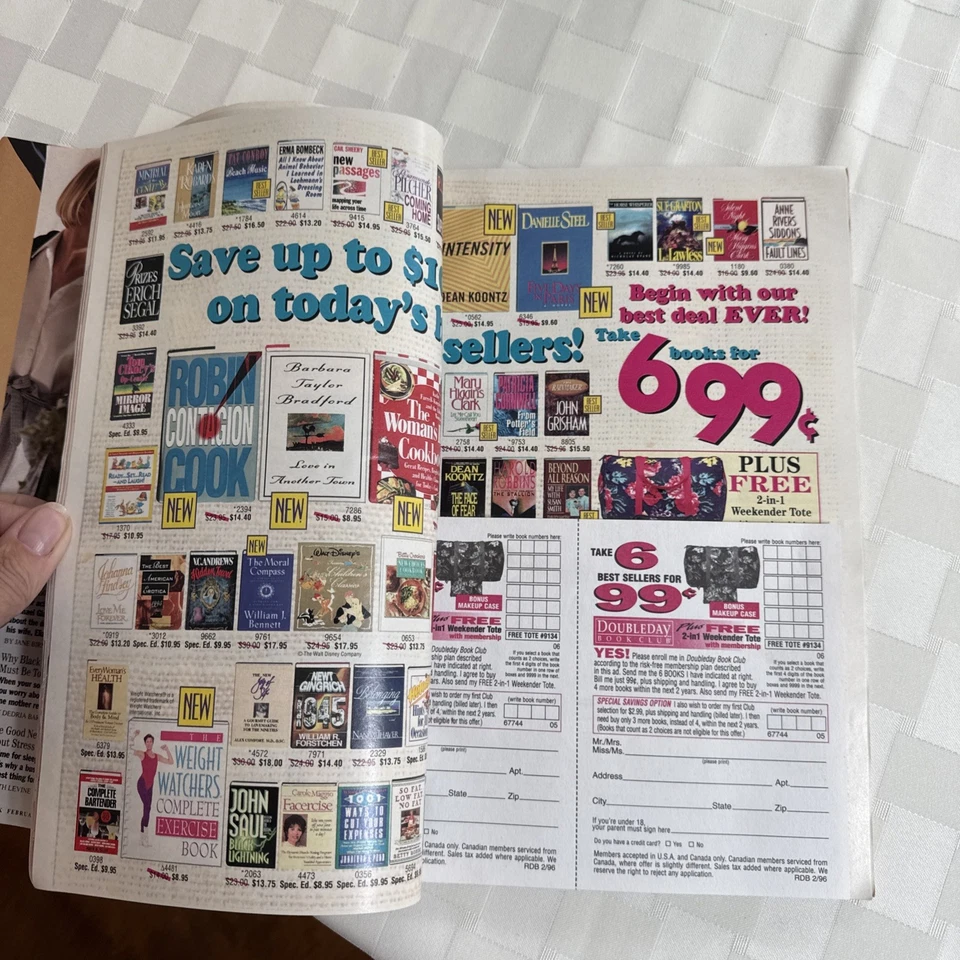 1996 FEBRUARY REDBOOK MAGAZINE - REBA MCENTIRE - Image 3 of 4