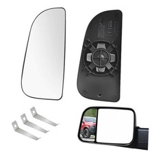 Compatible with 2010-2020 Dodge Ram 1500 2500 Driver Side Lower Mirror Glass